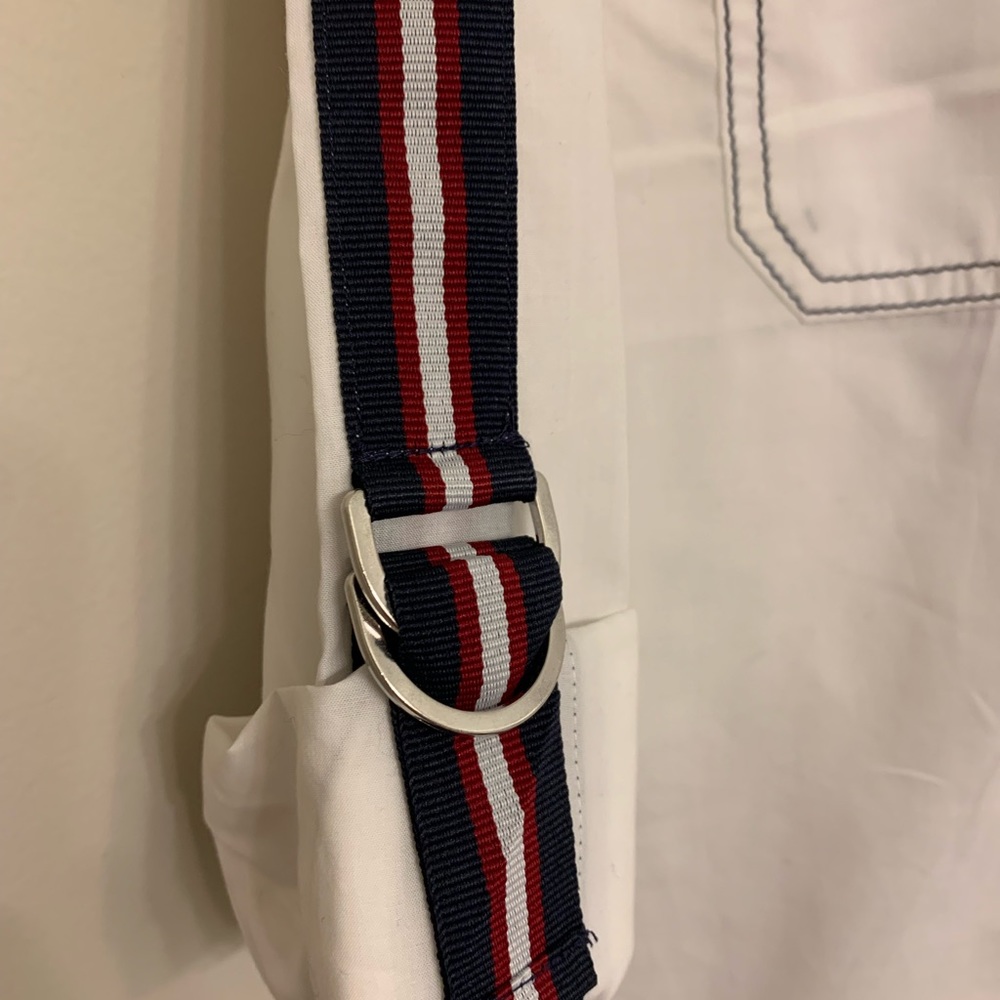 Nwot Express Button Up Sleeve Reverse Stitch Stri… - image 5